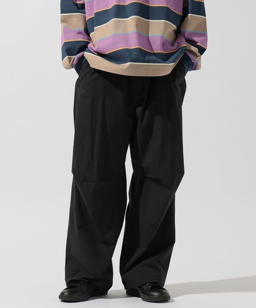 niko and...(ニコアンド)の「ワイドオーバーパンツ(その他パンツ・メンズ・カーキ/グレー/ブラック・MEDIUM/LARGE)」の2枚目の写真