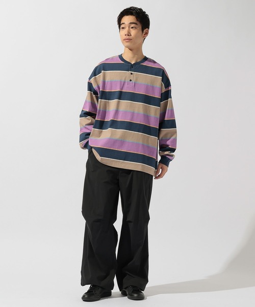 niko and...(ニコアンド)の「ワイドオーバーパンツ(その他パンツ・メンズ・カーキ/グレー/ブラック・MEDIUM/LARGE)」の18枚目の写真