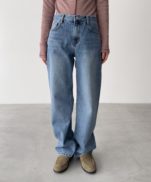CANAL JEAN(キャナルジーン)の「El mar レギュラーストレートデニムパンツ 603(デニムパンツ・レディース・インディゴブルー・SMALL/MEDIUM)」の12枚目の写真
