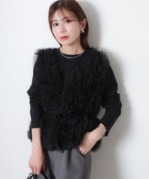 チュールベスト×長袖TシャツSET