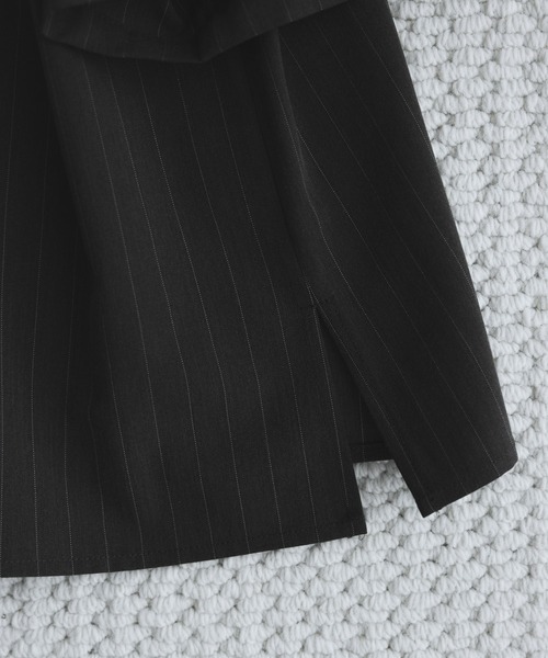 remer(リメール)の「ルーズベーシックシャツ〈ストライプ〉 / loose basic shirt - stripe(シャツ/ブラウス・メンズ・チャコールグレー/グレー・LARGE/X-SMALL/MEDIUM/SMALL)」の6枚目の写真