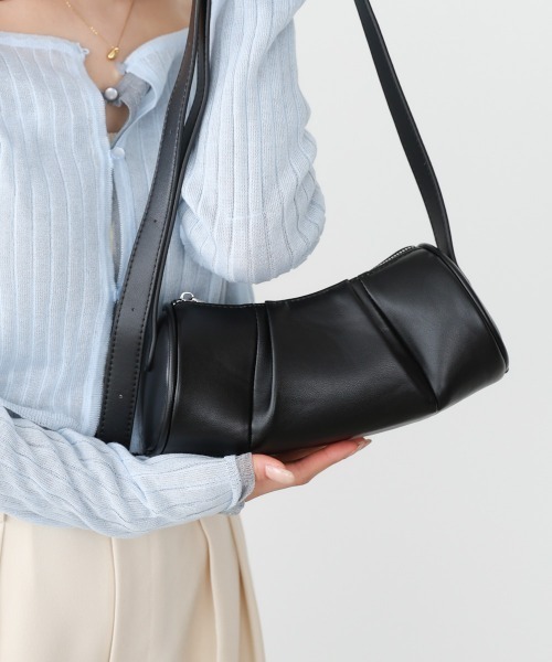 Bab(バブ)の「サークルクロワッサンショルダーバッグ(ショルダーバッグ・レディース・モカ/アイボリー/ブラック・ONESIZE)」の8枚目の写真