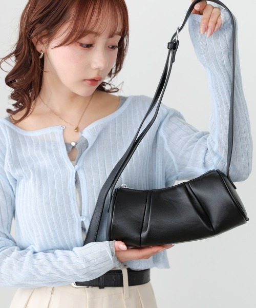 Bab(バブ)の「サークルクロワッサンショルダーバッグ(ショルダーバッグ・レディース・モカ/アイボリー/ブラック・ONESIZE)」の10枚目の写真