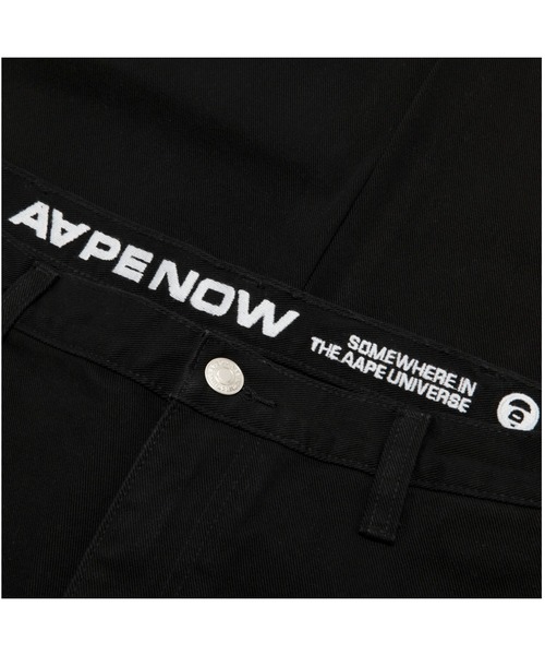 AAPE BY A BATHING APE(エーエイプバイアベイシングエイプ)の「AAPE NOW WOVEN PANTS(その他パンツ・メンズ・ブラック・SMALL/MEDIUM/X-LARGE/LARGE)」の5枚目の写真
