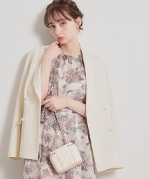 couture brooch（クチュールブローチ）の「【洗える・ハレの日・通勤】パール調ボタン テーラードジャケット（テーラードジャケット）」