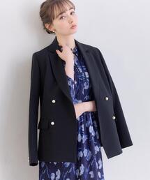 couture brooch（クチュールブローチ）の「【洗える・ハレの日・通勤】パール調ボタン テーラードジャケット（テーラードジャケット）」