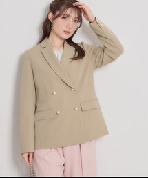 couture brooch（クチュールブローチ）の「【洗える・ハレの日・通勤】パール調ボタン テーラードジャケット（テーラードジャケット）」