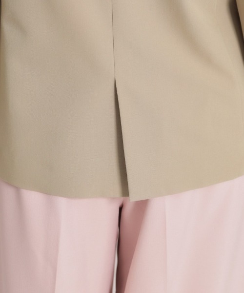 couture brooch（クチュールブローチ）の「【洗える・ハレの日・通勤】パール調ボタン テーラードジャケット（テーラードジャケット・レディース・ベージュ/ライトベージュ/ネイビー・38/36/42/40）」の7枚目の写真