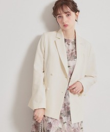 couture brooch（クチュールブローチ）の「【洗える・ハレの日・通勤】パール調ボタン テーラードジャケット（テーラードジャケット）」