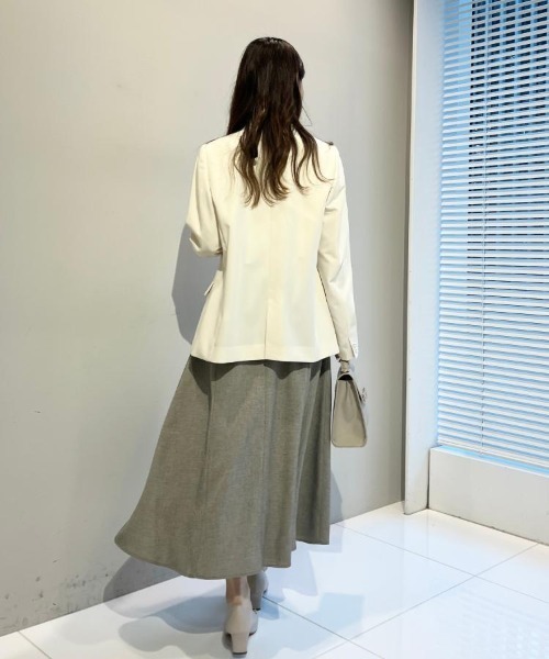 couture brooch（クチュールブローチ）の「【洗える・通勤】パール調ボタン テーラードジャケット（テーラードジャケット・レディース・ベージュ/ライトベージュ/ネイビー/ベージュ系8・38/36/42/40）」の16枚目の写真