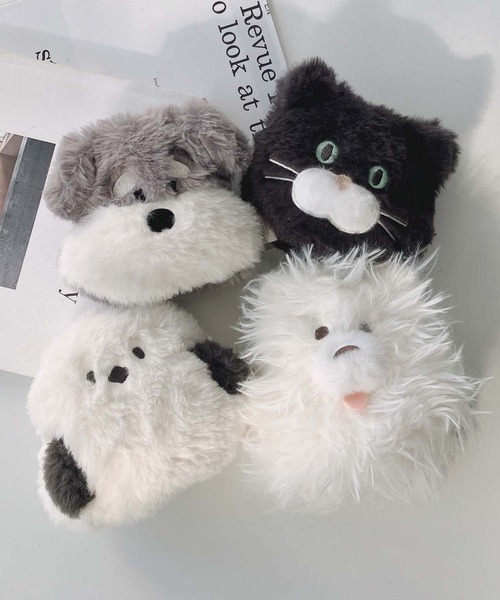 AS KNOW AS plus（アズノゥアズプラス）の「ふわもこ アニマルポケットウォーマー（ポーチ・レディース・D/A・FREE）」の16枚目の写真