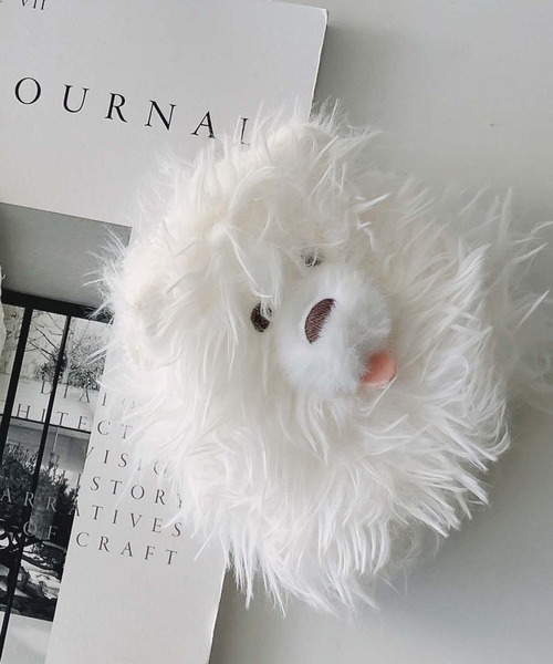 AS KNOW AS plus（アズノゥアズプラス）の「ふわもこ アニマルポケットウォーマー（ポーチ・レディース・D/A・FREE）」の14枚目の写真