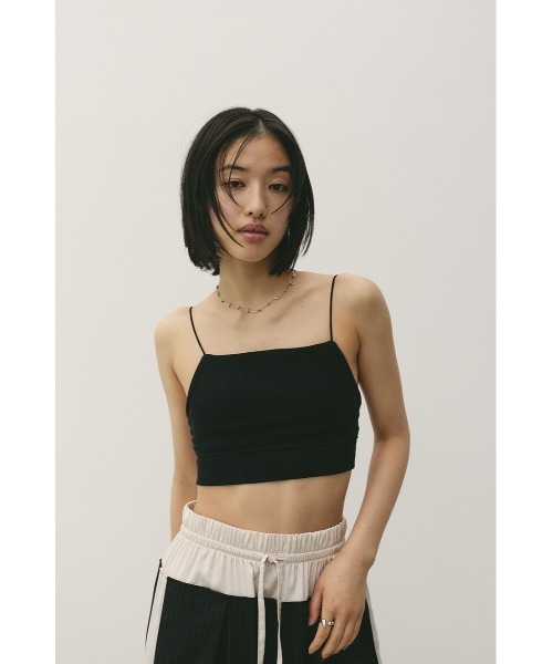 STYLEMIXER（スタイルミキサー）の「カップ付きブラトップ（キャミソール・レディース・ブラック/ホワイト/ベージュ・SMALL/MEDIUM）」の13枚目の写真