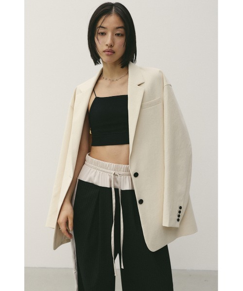 STYLEMIXER（スタイルミキサー）の「カップ付きブラトップ（キャミソール・レディース・ブラック/ホワイト/ベージュ・SMALL/MEDIUM）」の15枚目の写真