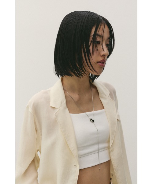 STYLEMIXER（スタイルミキサー）の「カップ付きブラトップ（キャミソール・レディース・ブラック/ホワイト/ベージュ・SMALL/MEDIUM）」の5枚目の写真