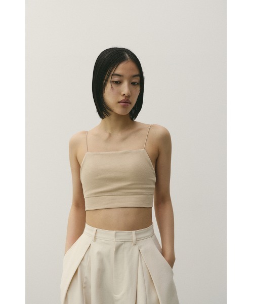 STYLEMIXER（スタイルミキサー）の「カップ付きブラトップ（キャミソール・レディース・ブラック/ホワイト/ベージュ・SMALL/MEDIUM）」の20枚目の写真