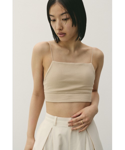 STYLEMIXER（スタイルミキサー）の「カップ付きブラトップ（キャミソール・レディース・ブラック/ホワイト/ベージュ・SMALL/MEDIUM）」の21枚目の写真