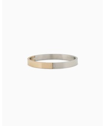 ARMANI EXCHANGE（アルマーニエクスチェンジ）の「【A|X アルマーニ エクスチェンジ】ステンレススチール バングル(2-Tone)_AXG0172040（バングル/リストバンド）」