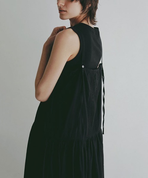 ETRE TOKYO（エトレトウキョウ）の「【先行予約限定 10％OFF】レースコットンキャミワンピース（ワンピース・レディース・ブラック/ホワイト/ブルー・S/M）」の11枚目の写真