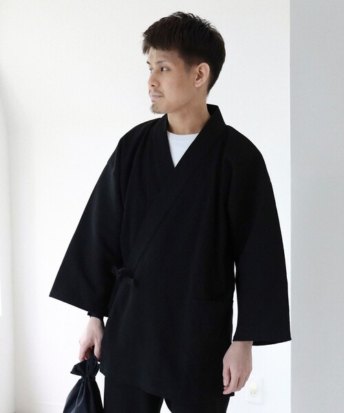 BEAMS JAPAN(ビームス ジャパン)の「高島ちぢみ 作務衣 XL(セットアップ・レディース・ブラック/ネイビー・X-LARGE)」の21枚目の写真
