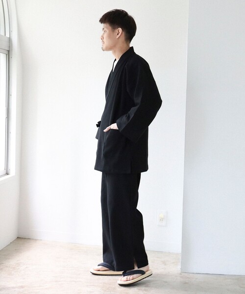 BEAMS JAPAN(ビームス ジャパン)の「高島ちぢみ 作務衣 XL(セットアップ・レディース・ブラック/ネイビー・X-LARGE)」の22枚目の写真