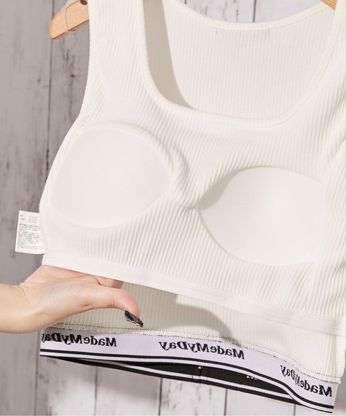 GORGE（ゴージ）の「《カップ付き　ロゴ》タンクトップ／スポーティー×Y2K／オールシーズン／全2色（タンクトップ・レディース・オフホワイト/ブラック・F）」の10枚目の写真