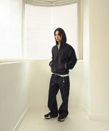 NOSCOULEURS（ノクルールズ）の「UL THERMAL ZIP HOODIE BLACK（パーカー）」