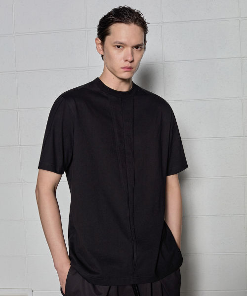 DGNAK(ディグナク)の「トライアングルストラクチャーティーシャツ(ブラック)(Tシャツ/カットソー・メンズ・ブラック・MEDIUM/LARGE)」の2枚目の写真