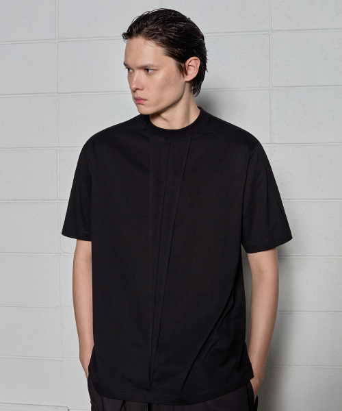 DGNAK(ディグナク)の「トライアングルストラクチャーティーシャツ(ブラック)(Tシャツ/カットソー・メンズ・ブラック・MEDIUM/LARGE)」の3枚目の写真