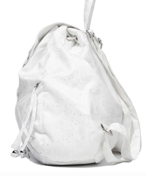 FANCY CLUB(ファンシークラブ)の「◇FANCYCLUB◇ブランド直輸入正規品/サテン アイレット バックパック SATIN EYELET BACKPACK(バックパック/リュック・レディース・ホワイト/ブラック・FREE)」の18枚目の写真