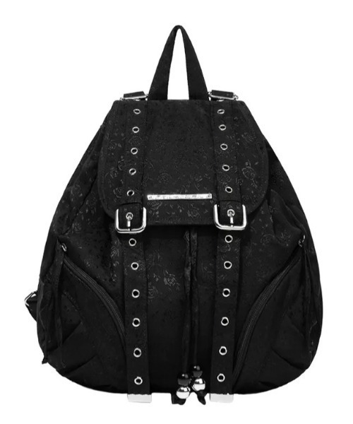 FANCY CLUB(ファンシークラブ)の「◇FANCYCLUB◇ブランド直輸入正規品/サテン アイレット バックパック SATIN EYELET BACKPACK(バックパック/リュック・レディース・ホワイト/ブラック・FREE)」の16枚目の写真