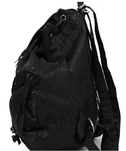 FANCY CLUB(ファンシークラブ)の「◇FANCYCLUB◇ブランド直輸入正規品/サテン アイレット バックパック SATIN EYELET BACKPACK(バックパック/リュック・レディース・ホワイト/ブラック・FREE)」の4枚目の写真