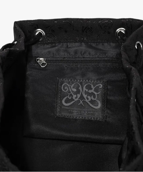 FANCY CLUB(ファンシークラブ)の「◇FANCYCLUB◇ブランド直輸入正規品/サテン アイレット バックパック SATIN EYELET BACKPACK(バックパック/リュック・レディース・ホワイト/ブラック・FREE)」の6枚目の写真