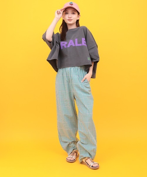 チチカカ(チチカカ)の「Orale! チェックコクーンパンツ(その他パンツ・レディース・イエロー/グリーン/オレンジ・FREE)」の4枚目の写真