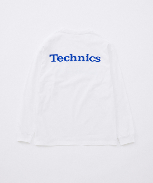 JOURNAL STANDARD（ジャーナルスタンダード）の「Technics x JOURNAL STANDARD Last Night ロングスリーブ プリントTシャツ（Tシャツ/カットソー・メンズ・ホワイト/ブラック・LARGE/MEDIUM）」の4枚目の写真
