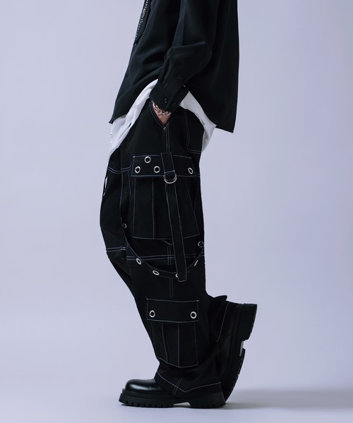 improves(インプローブス)の「アイレット付き 2WAY コンバーチブル カーゴパンツ(その他パンツ・メンズ・ブラック/ホワイト・LARGE/MEDIUM)」の22枚目の写真