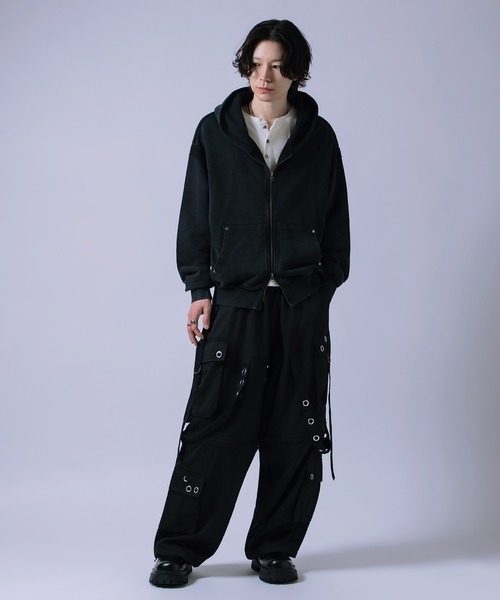 improves(インプローブス)の「アイレット付き 2WAY コンバーチブル カーゴパンツ(その他パンツ・メンズ・ブラック/ホワイト・LARGE/MEDIUM)」の13枚目の写真