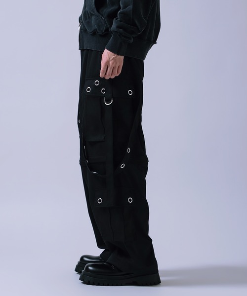 improves(インプローブス)の「アイレット付き 2WAY コンバーチブル カーゴパンツ(その他パンツ・メンズ・ブラック/ホワイト・LARGE/MEDIUM)」の15枚目の写真