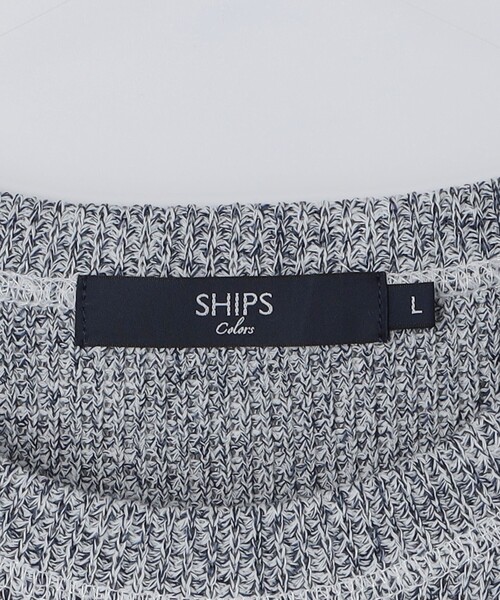 SHIPS Colors(シップス カラーズ)の「SHIPS Colors:ローゲージ カノコ Tシャツ◇(Tシャツ/カットソー・メンズ・ブラック/ライトホワイト/ナチュラル・MEDIUM/LARGE/X-LARGE)」の11枚目の写真