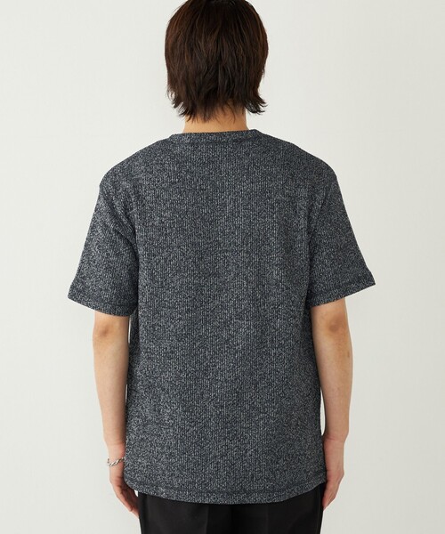 SHIPS Colors(シップス カラーズ)の「SHIPS Colors:ローゲージ カノコ Tシャツ◇(Tシャツ/カットソー・メンズ・ブラック/ライトホワイト/ナチュラル・MEDIUM/LARGE/X-LARGE)」の17枚目の写真