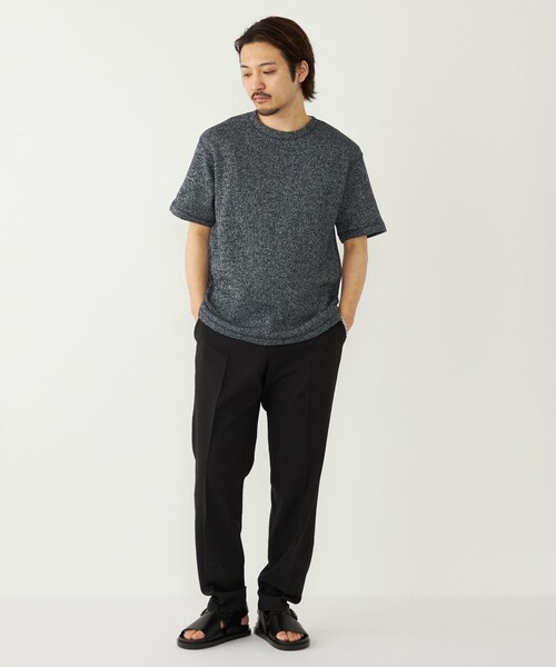 SHIPS Colors(シップス カラーズ)の「SHIPS Colors:ローゲージ カノコ Tシャツ◇(Tシャツ/カットソー・メンズ・ブラック/ライトホワイト/ナチュラル・MEDIUM/LARGE/X-LARGE)」の20枚目の写真