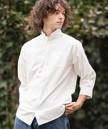 CAMBIO | ms6469- ミニスタンドカラー7分袖シャツ(BP-BFS0117)(シャツ/ブラウス)