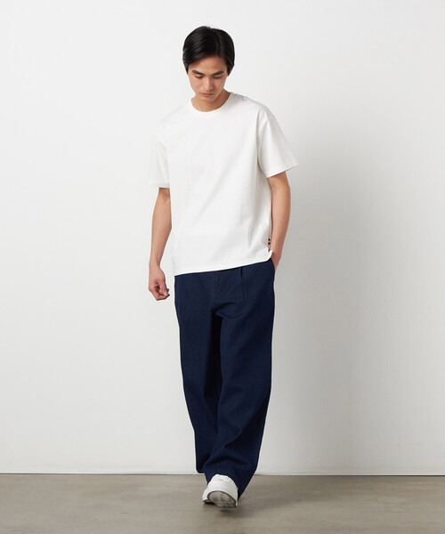 COMME CA ISM（コムサイズム）の「【接触冷感】USAコットンTシャツ（Tシャツ/カットソー・メンズ・ライトグレー/ホワイト/ネイビー/ピンク・LARGE/MEDIUM）」の11枚目の写真