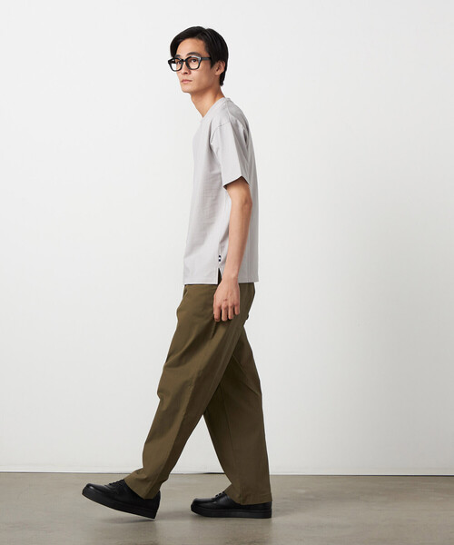 COMME CA ISM（コムサイズム）の「【接触冷感】USAコットンTシャツ（Tシャツ/カットソー・メンズ・ライトグレー/ホワイト/ネイビー/ピンク・LARGE/MEDIUM）」の7枚目の写真