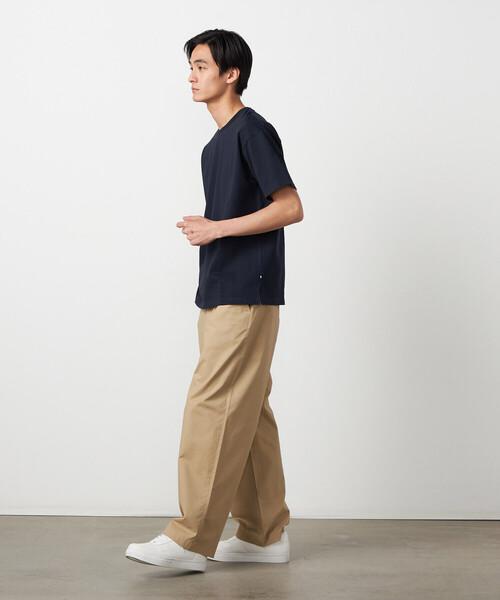 COMME CA ISM(コムサイズム)の「【接触冷感】USAコットンTシャツ(Tシャツ/カットソー・メンズ・ライトグレー/ホワイト/ネイビー/ピンク/グリーン/ワイン・LARGE/MEDIUM/X-LARGE)」の15枚目の写真