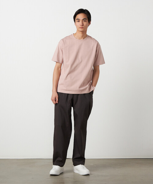 COMME CA ISM(コムサイズム)の「【接触冷感】USAコットンTシャツ(Tシャツ/カットソー・メンズ・ライトグレー/ホワイト/ネイビー/ピンク/グリーン/ワイン・LARGE/MEDIUM/X-LARGE)」の18枚目の写真