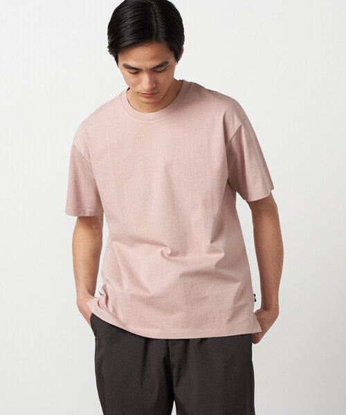 COMME CA ISM(コムサイズム)の「【接触冷感】USAコットンTシャツ(Tシャツ/カットソー・メンズ・ライトグレー/ホワイト/ネイビー/ピンク/グリーン/ワイン・LARGE/MEDIUM/X-LARGE)」の20枚目の写真
