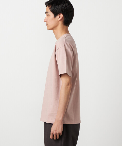 COMME CA ISM（コムサイズム）の「【接触冷感】USAコットンTシャツ（Tシャツ/カットソー・メンズ・ライトグレー/ホワイト/ネイビー/ピンク・LARGE/MEDIUM）」の22枚目の写真