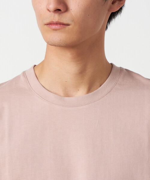 COMME CA ISM（コムサイズム）の「【接触冷感】USAコットンTシャツ（Tシャツ/カットソー・メンズ・ライトグレー/ホワイト/ネイビー/ピンク・LARGE/MEDIUM）」の20枚目の写真