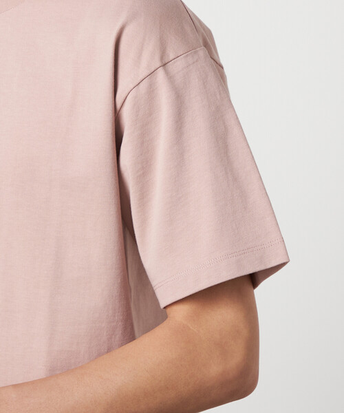 COMME CA ISM（コムサイズム）の「【接触冷感】USAコットンTシャツ（Tシャツ/カットソー・メンズ・ライトグレー/ホワイト/ネイビー/ピンク・LARGE/MEDIUM）」の19枚目の写真